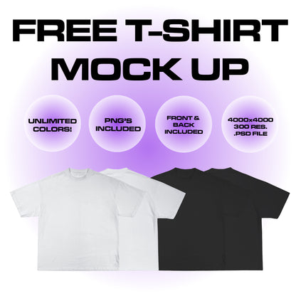 FREE T-SHIRT MOCK UP